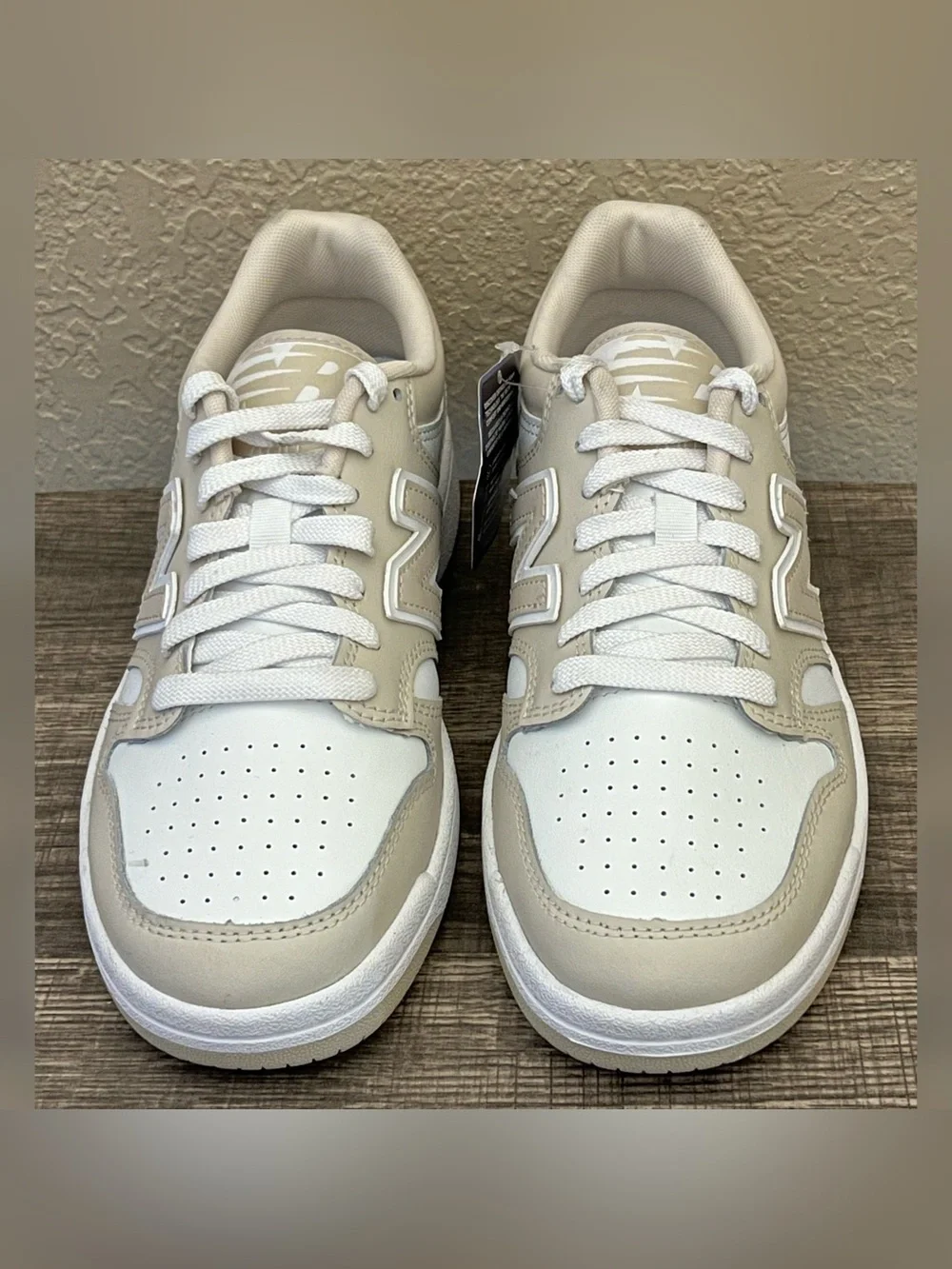 New Balance 480 Men's Shoes Beige & White Color Size- 5.5